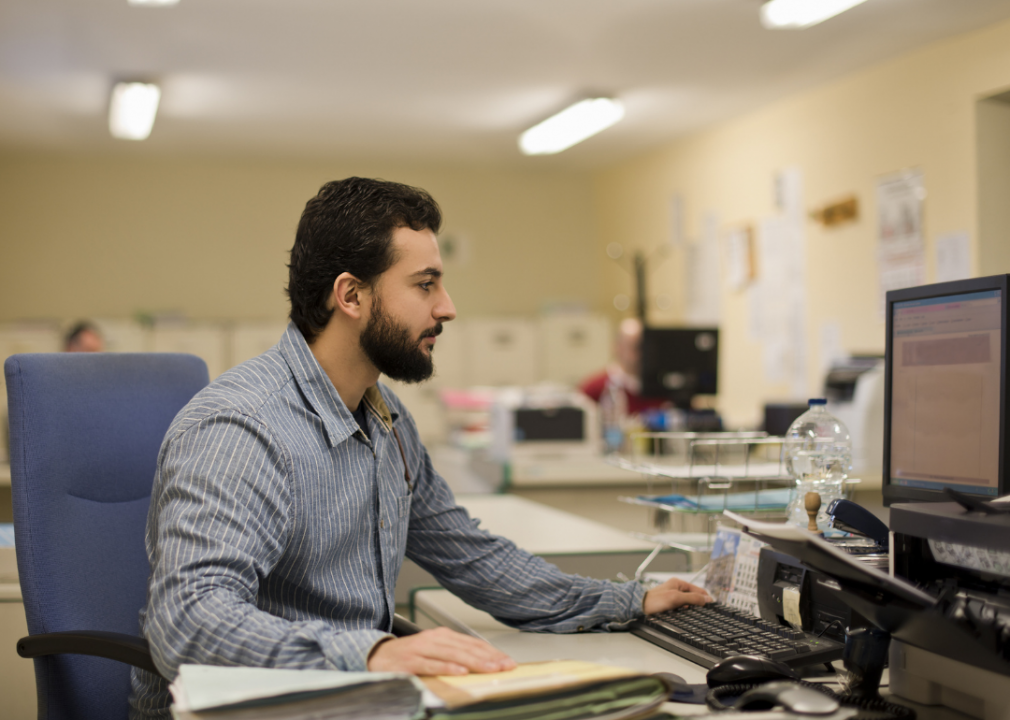 Wyoming: Office clerks, general